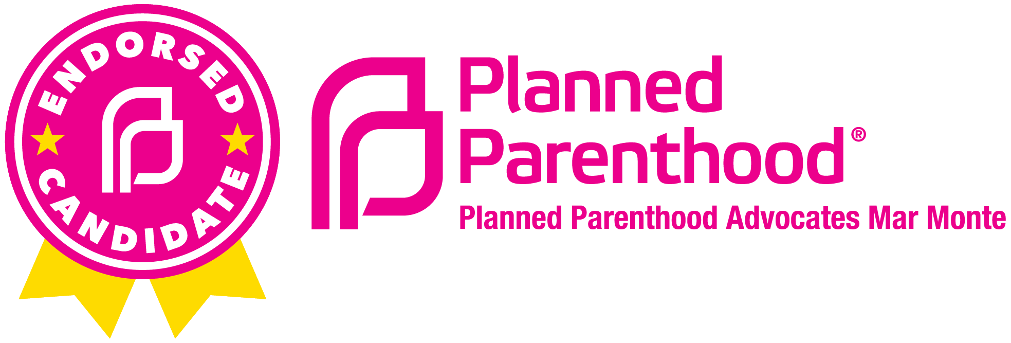 Planned Parenthood Advocates Mar Monte endorsement seal